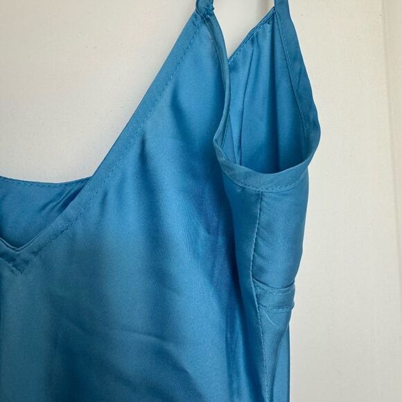 NWOT Free People Intimately | Right‎ This Way Bias Slip | XS sky Blue - Picture 8 of 10